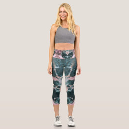 Yoga Capris, hochgeschliffen, XS (0-2) Capri Leggings