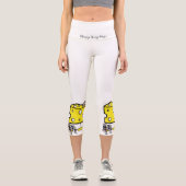 Yoga Capris, Mousey Cheesy Music Capri Leggings (Vorderseite)