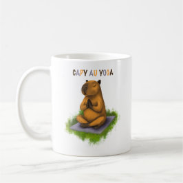 Yoga-Capybara Kaffeetasse