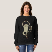 Yoga Cat 22 Sweatshirt (Vorne ganz)