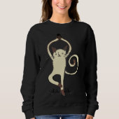 Yoga Cat 22 Sweatshirt (Vorderseite)