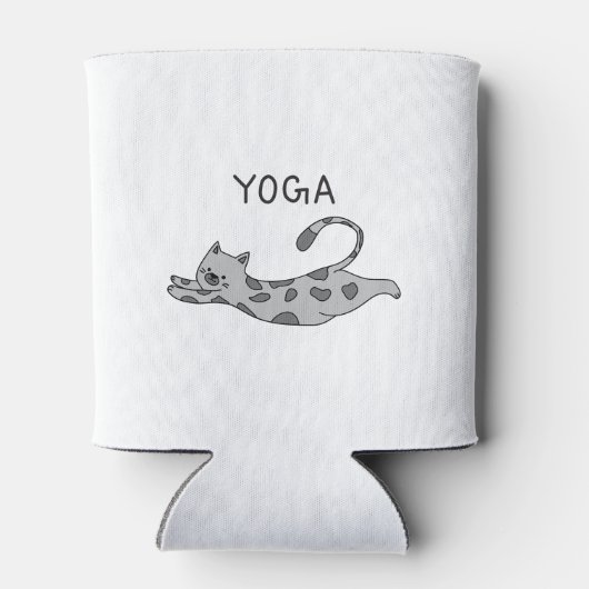 Yoga Cat Dosenkühler (Rückseite)
