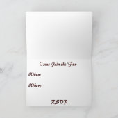 Yoga Cat Einladung (Innenseite)