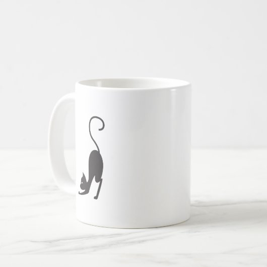 Yoga cat kaffeetasse (Vorderseite Links)