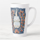 Yoga Cat Large Latte Tasse (Rechts)