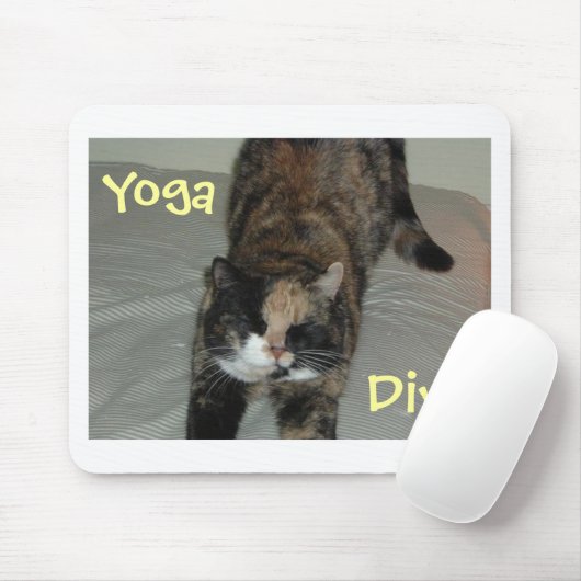 Yoga Cat Mousepad (Mit Mouse)