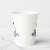 Yoga Cat Pappbecher (Rechts)