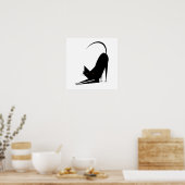 Yoga Cat Poster (Küche)