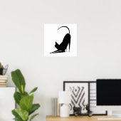 Yoga Cat Poster (Heimbüro)