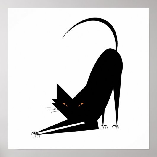 Yoga Cat Poster (Vorne)