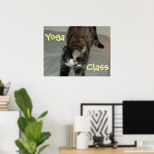 Yoga Cat Poster (Heimbüro)