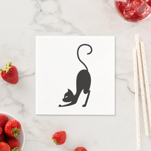 Yoga cat serviette (Beispiel)