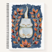Yoga Cat Spiral Notebook Notizblock (Vorderseite)