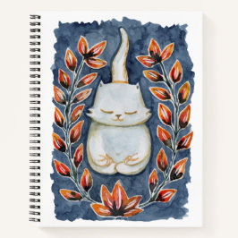 Yoga Cat Spiral Notebook Notizblock