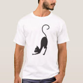 Yoga cat T-Shirt (Vorderseite)