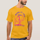 Yoga Cat T - Shirt: Bend It Like 2025 witziges Des T-Shirt (Vorderseite)