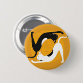 Yoga Cats Button (Vorne & Hinten)
