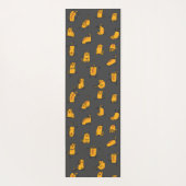 Yoga Cats Gray Yogamatte (Rückseite)