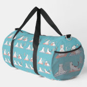 Yoga Cats Lotus Duffle Bag (Rechte Ecke)
