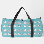 Yoga Cats Lotus Duffle Bag (Rückseite)