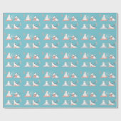 Yoga Cats Lotus Geschenkpapier (Flach)