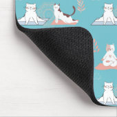 Yoga Cats Lotus Mousepad (Ecke)