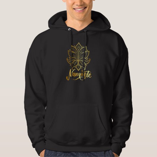 Yoga Celestial-Blume Hoodie (Vorderseite)