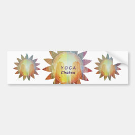 Yoga Chakra Autoaufkleber
