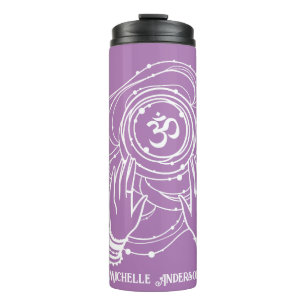 Yoga Chakra Crown Mantra Thermal Tumbler Thermosbecher