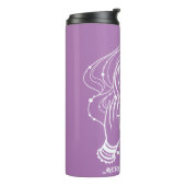 Yoga Chakra Crown Mantra Thermal Tumbler Thermosbecher (Nach links gedreht)