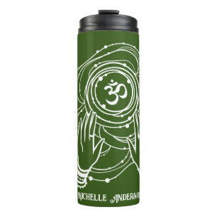 Yoga Chakra Crown Mantra Thermal Tumbler Thermosbecher