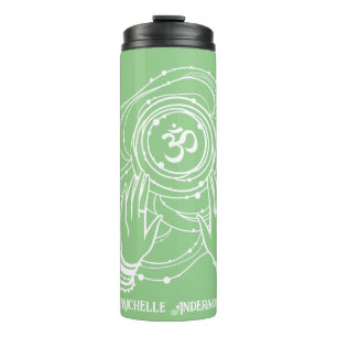 Yoga Chakra Crown Mantra Thermal Tumbler Thermosbecher