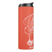 Yoga Chakra Crown Mantra Thermal Tumbler Thermosbecher (Nach links gedreht)