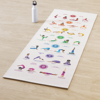Yoga Chakra Pose Yoga Mat - 74wb Yogamatte