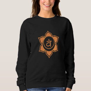 Yoga Chakra Symbol Sacral Chakra Svadisthana Sacra Sweatshirt