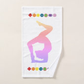 Yoga Chakras Badhandtuch Set (Handtuch)