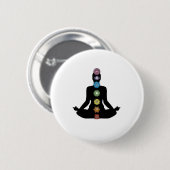 Yoga Chakras Button (Vorne & Hinten)