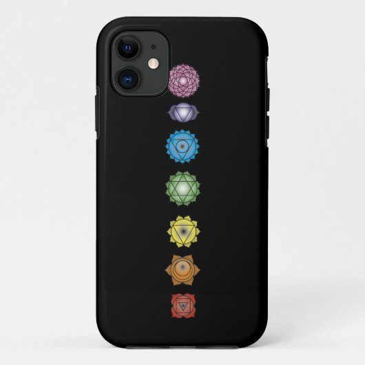 Yoga chakras Case-Mate iPhone hülle (Rückseite)