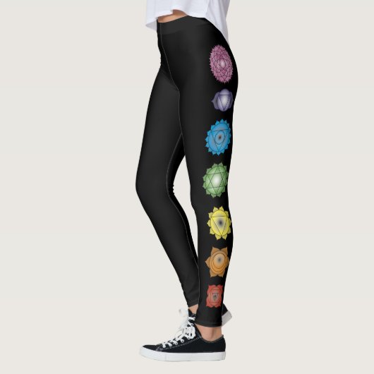 Yoga Chakras Fitness Leggings (Links)