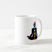 Yoga Chakras Kaffeetasse (VorderseiteRechts)
