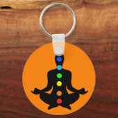 Yoga Chakras Schlüsselanhänger (Vorderseite)