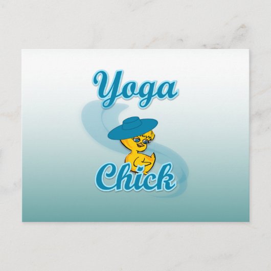 Yoga Chick #3 Postkarte (Vorderseite)