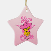 Yoga Chick #8 Keramikornament (Rechts)