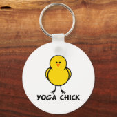 Yoga Chick Schlüsselanhänger (Vorderseite)