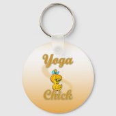 Yoga Chick Schlüsselanhänger (Vorderseite)