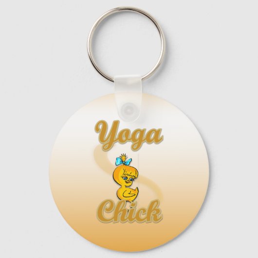 Yoga Chick Schlüsselanhänger (Vorderseite)