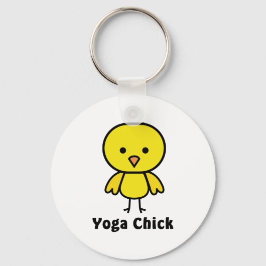 Yoga Chick Schlüsselanhänger (Vorderseite)