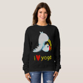 Yoga Chicken Sweatshirt (Vorne ganz)
