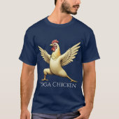 Yoga Chicken T-Shirt (Vorderseite)