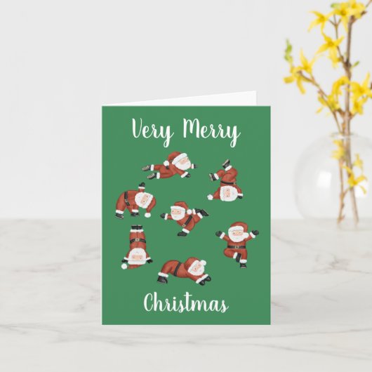 Yoga Christmas Card Karte (Gelbe Blume)